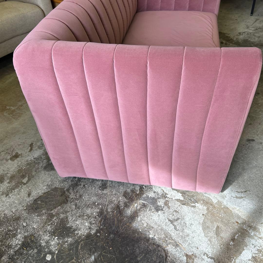 Francfrancシュエット ソファ 2S ピンク