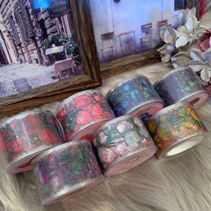 ▶︎import/hwaraさまRose PETマスキングテープフルコンプセット