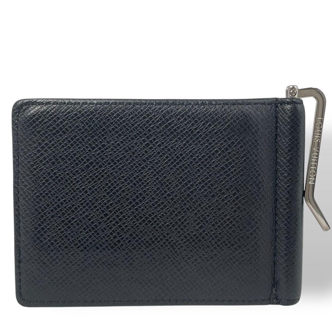 美品 4779 LOUIS VUITTON ヴィトン マネークリップ ブラック