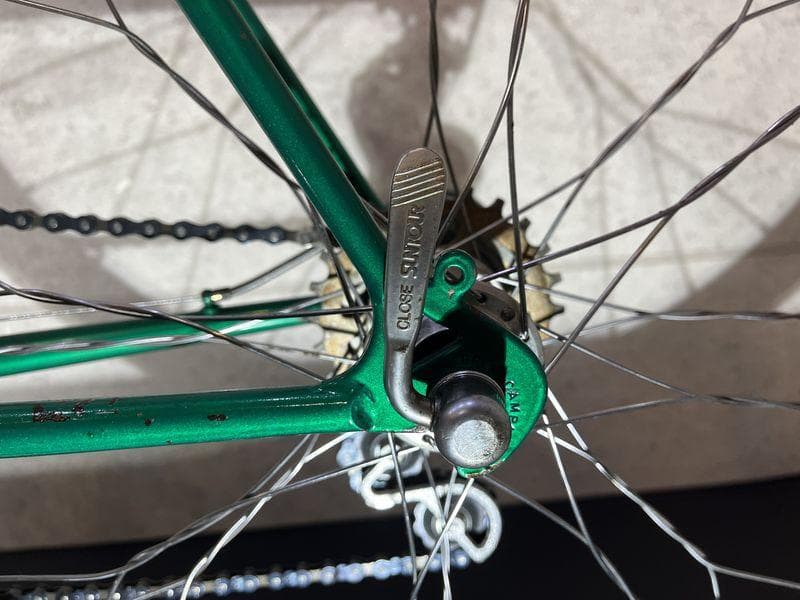 ZUNOW 24インチ クロモリ　カンパニョーロ　チューブラータイヤ　グリーン