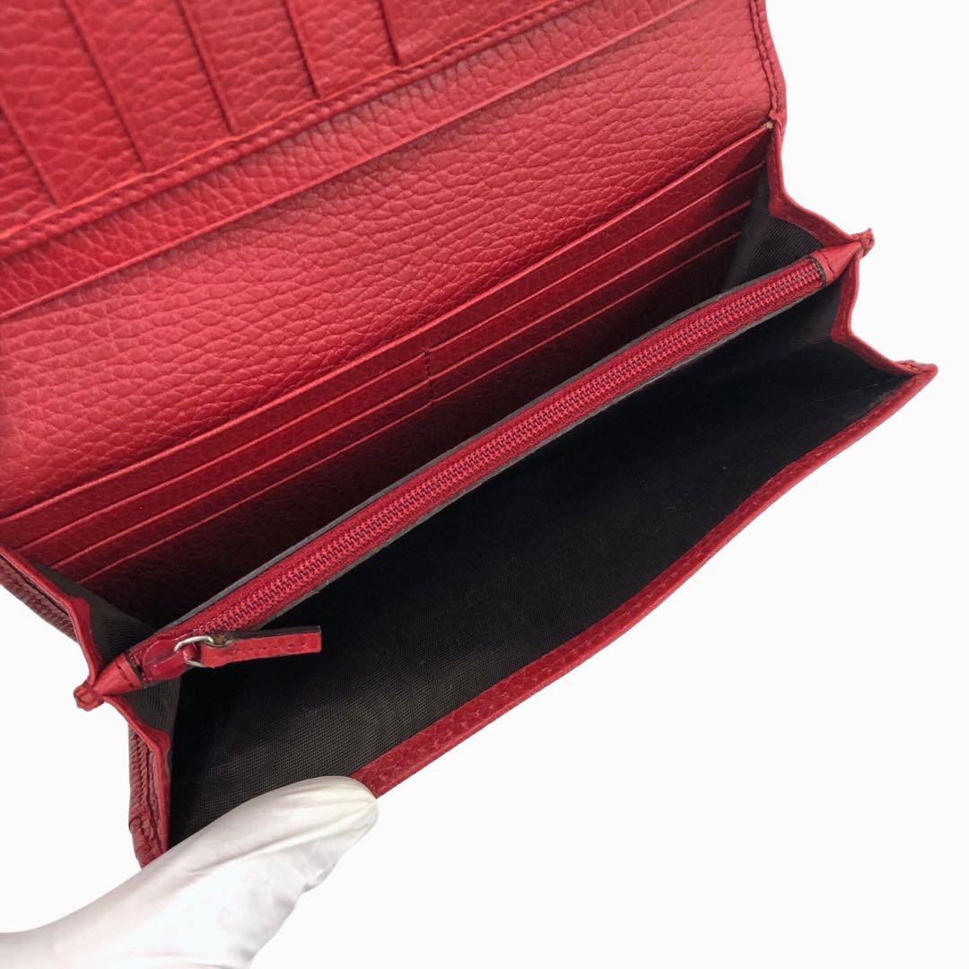 美品 GUCCI グッチ GGキャンバス 長財布 二つ折り 346058