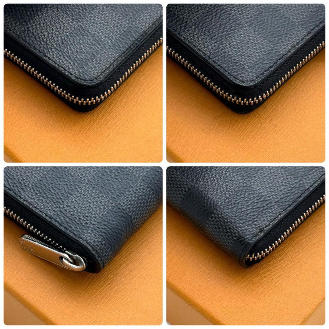 【最高級美品】ルイヴィトン ダミエグラフィット ジッピーパース ブラック