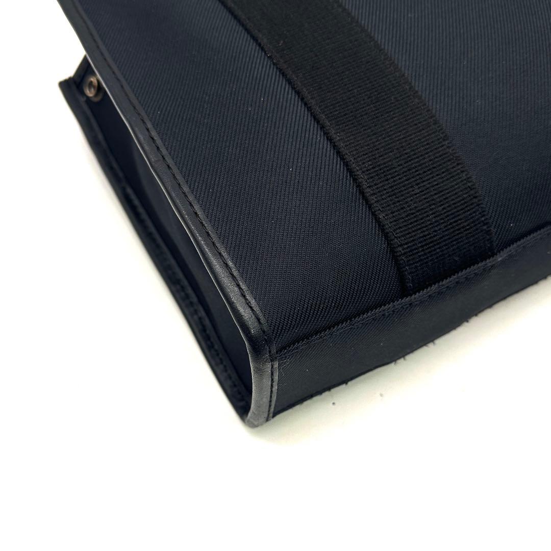 極美品 ハンティングワールド キャンバストート サファリトゥデイ レザー 黒