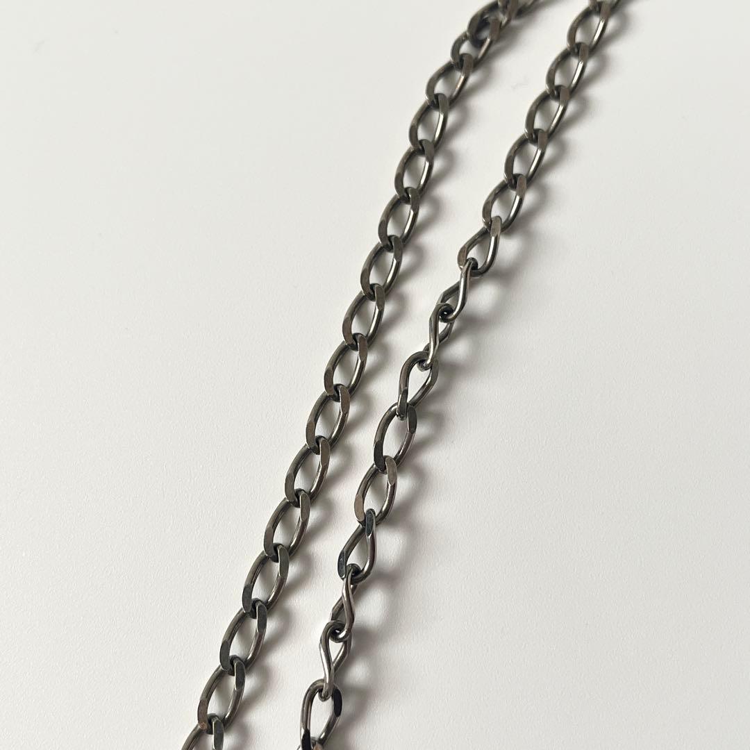 グッチ　ネックレス　ハート　クレスト　トグル　925　シルバー　イタリア製