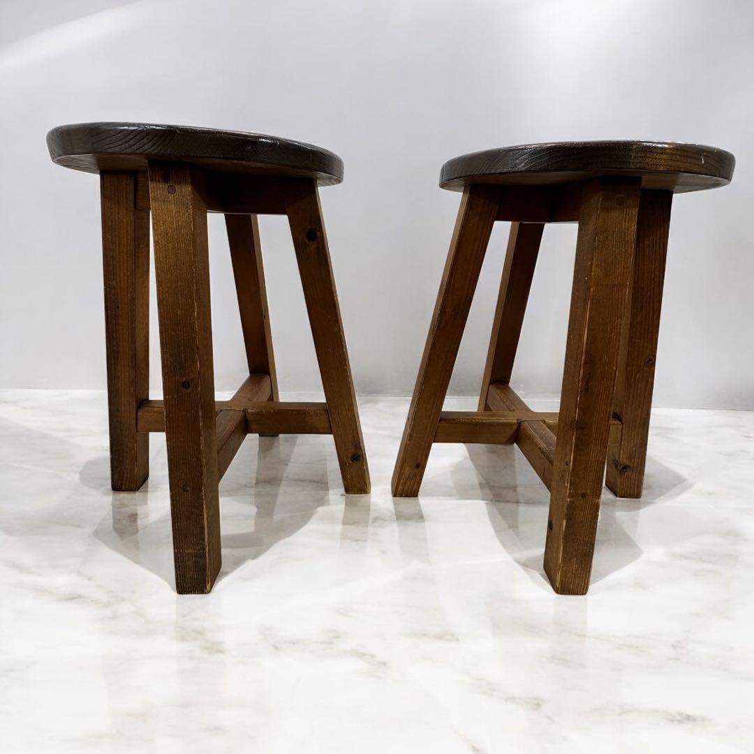 ラガディ アン&アンディ トールペイント 木製 テーブル&スツール２脚 セット