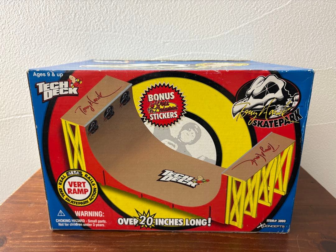 指スケ　Tech Deck テックデッキ　Vert Ramp ランプ セクション