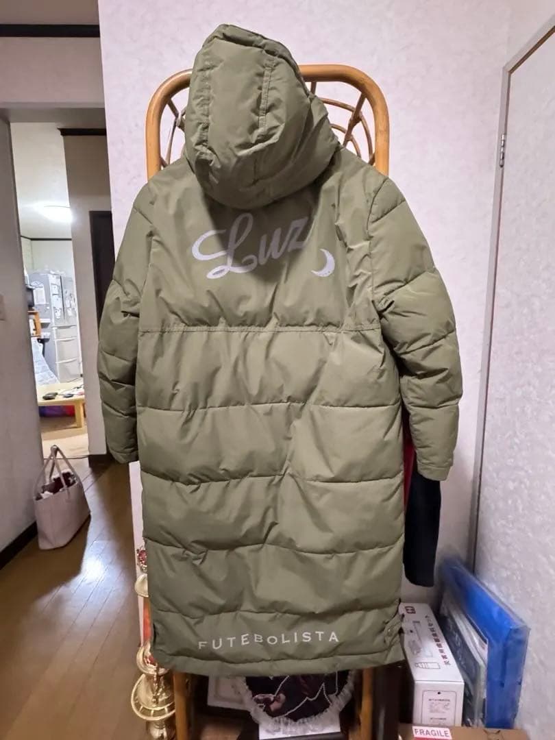 Luz フード付きベンチコート 150-160 カーキ美品！
