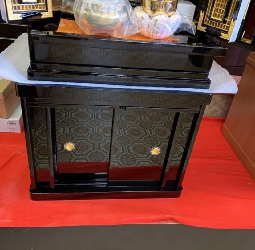 黒塗り　仏壇台