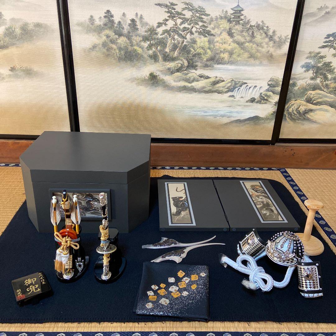 兜飾り　こどもの日　端午の節句　コンパクト　鎧兜　5月5日