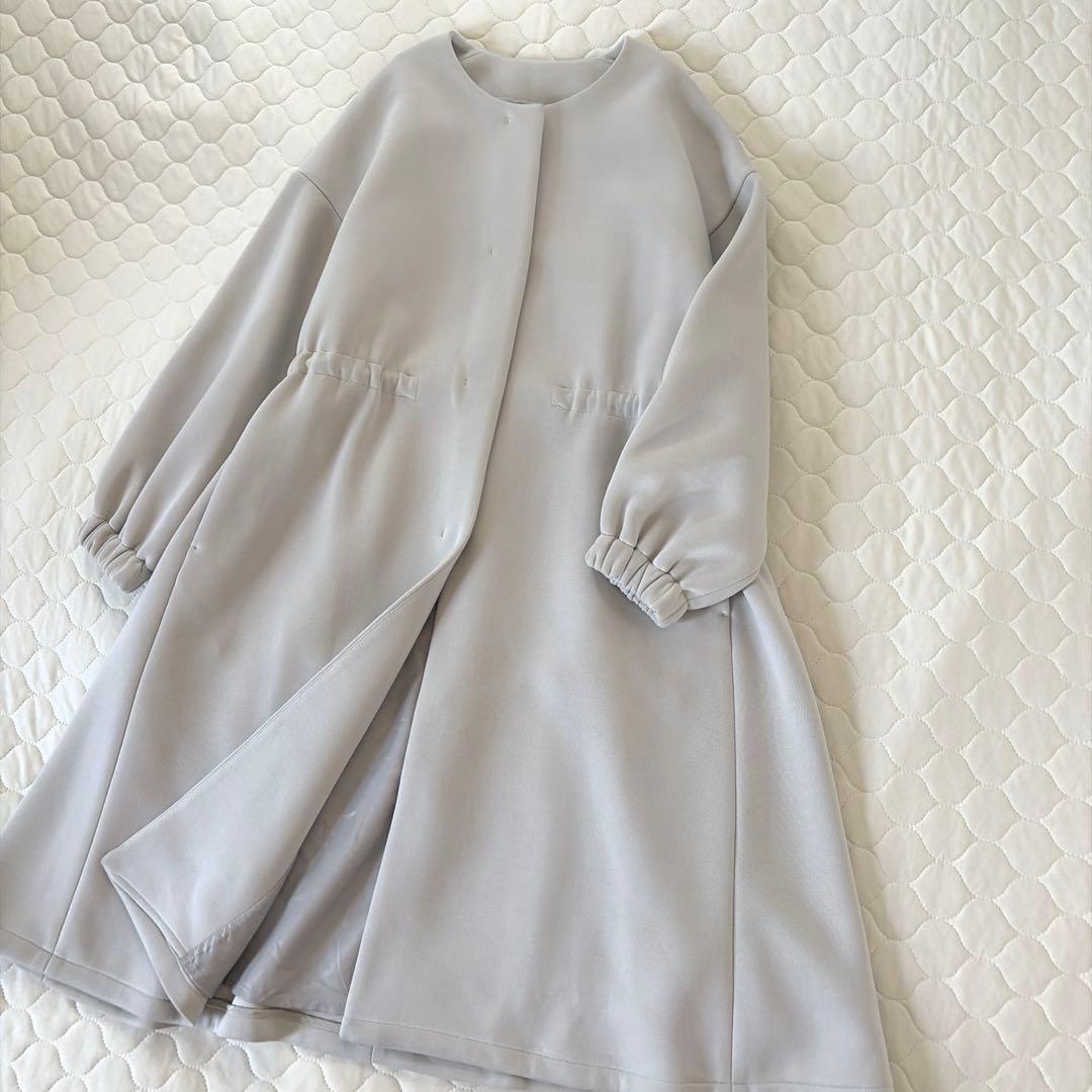 【24SS美品】BEARDSLEY ダンボールギャザーコート　ベージュ