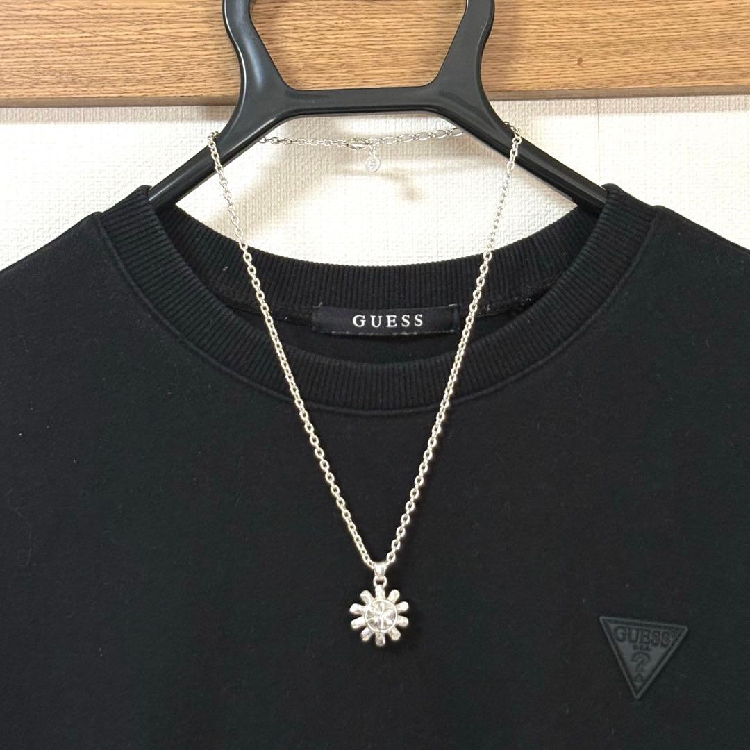 【GARNI】太陽 花 ペンダント 47cm SILVER ネックレス ガルニ