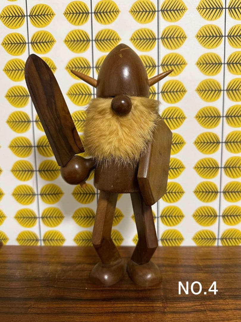 値下げ【北欧】超希少 ヴィンテージ　Nogginsノギンズ　バイキング人形