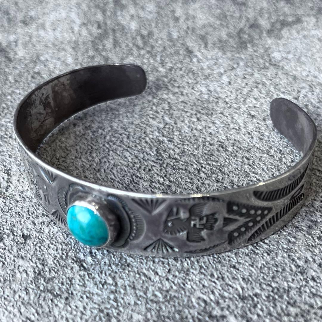 1920s-1940s NAVAJO バングル SILVER スワスティカ