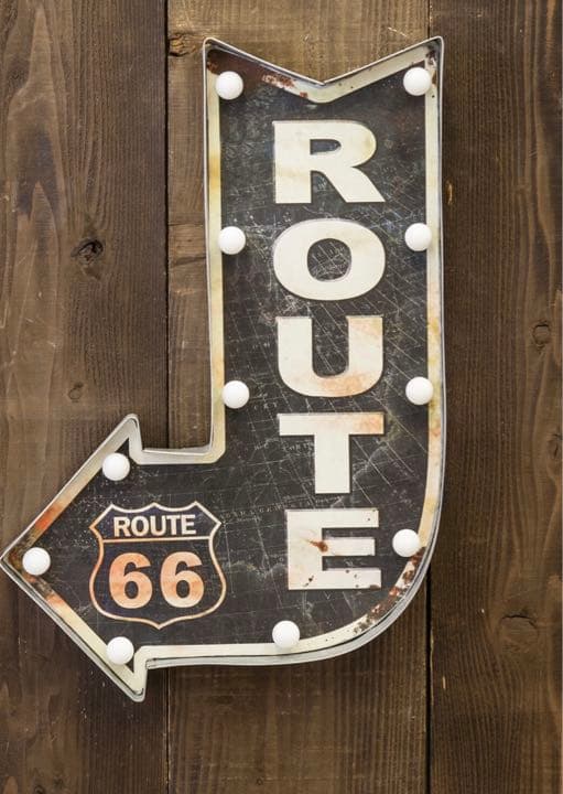 ルート66 LED照明看板　人気商品　入荷