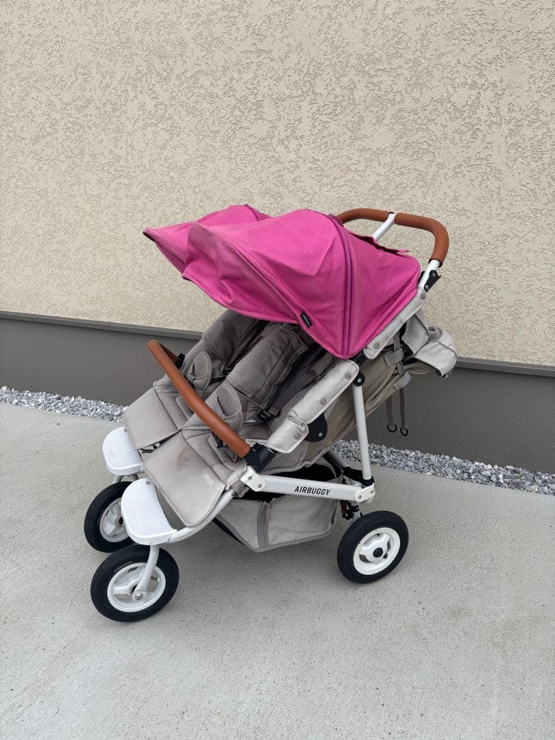 エアバギー　ココダブル　双子用　ピンク　おまけ多数！
