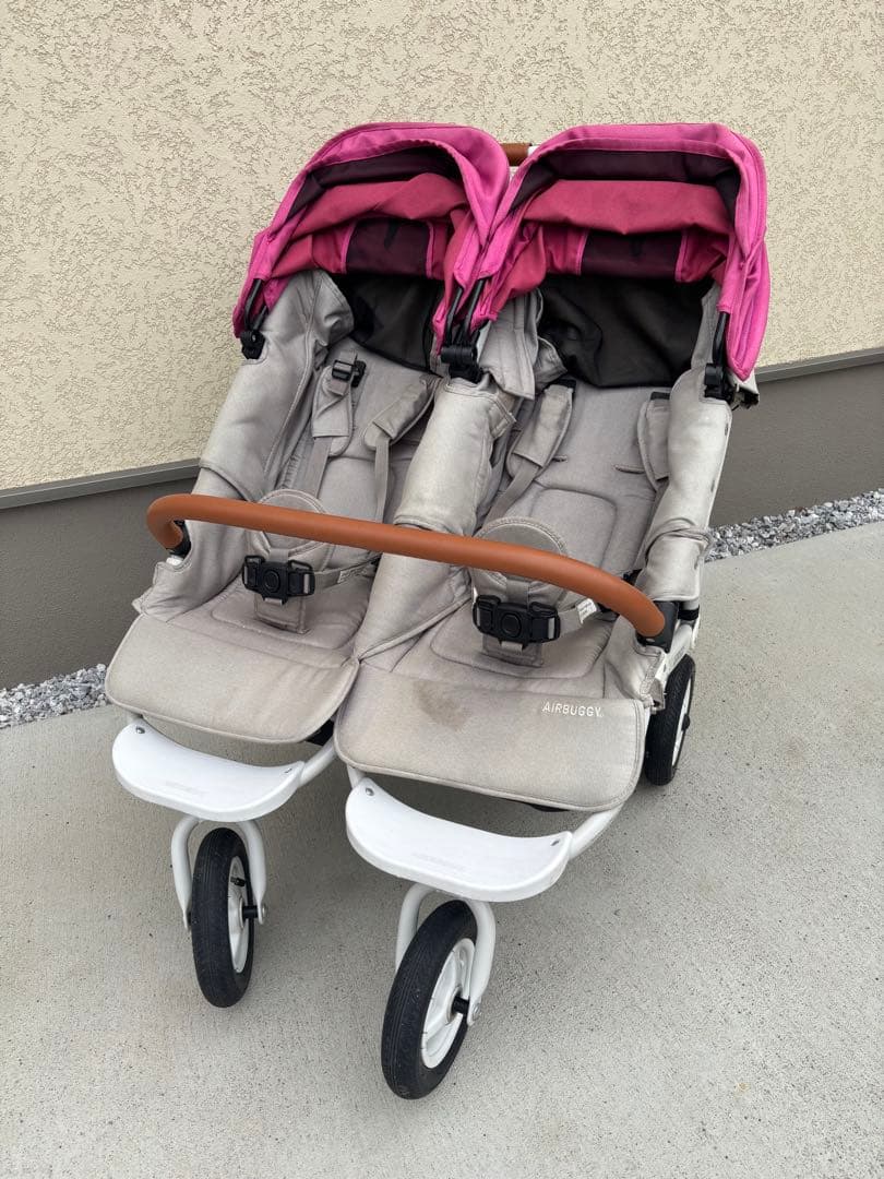 エアバギー　ココダブル　双子用　ピンク　おまけ多数！