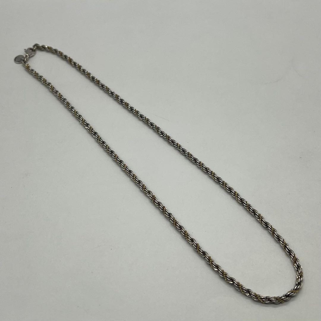 ティファニー TIFFANY ツイストロープ チェーン ネックレス コンビ