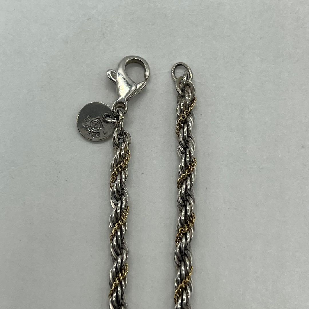 ティファニー TIFFANY ツイストロープ チェーン ネックレス コンビ