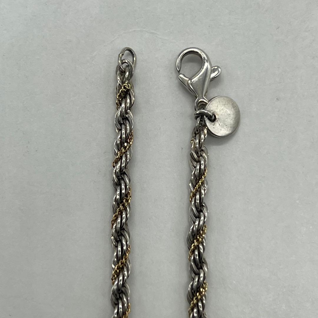 ティファニー TIFFANY ツイストロープ チェーン ネックレス コンビ