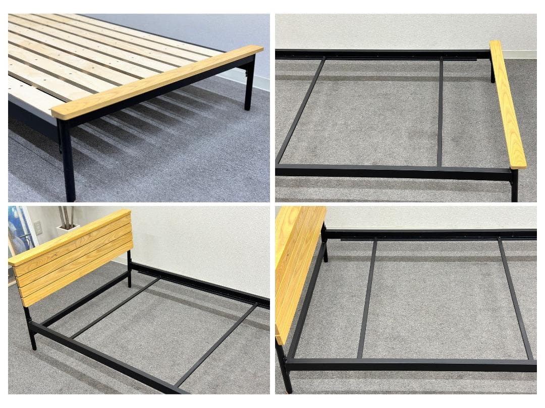 ■IDEE■パンカ　ベッドフレーム　シングル　シンプル　おしゃれ　一人暮らし