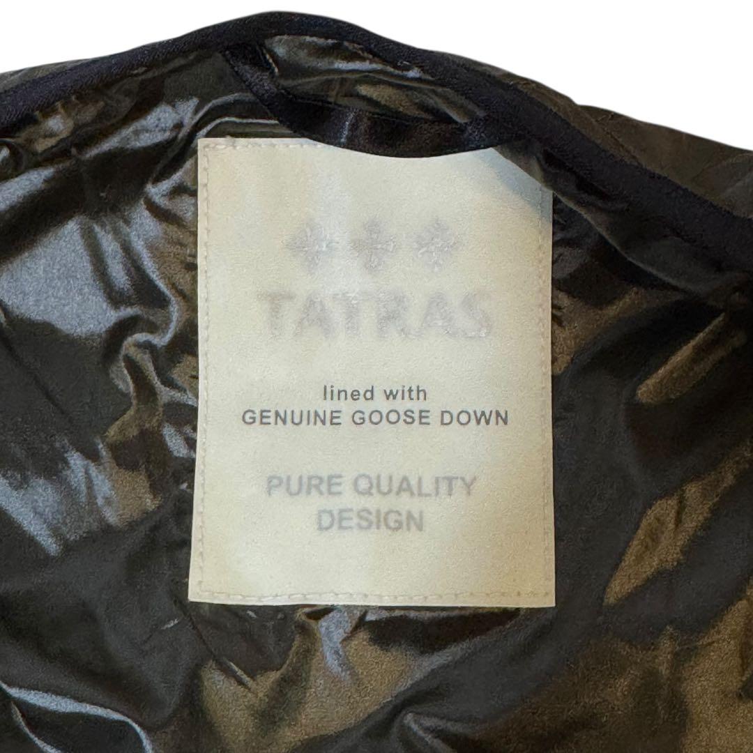 極美品✨ TATRAS インナーダウンベスト モスグリーン 02 キルティング
