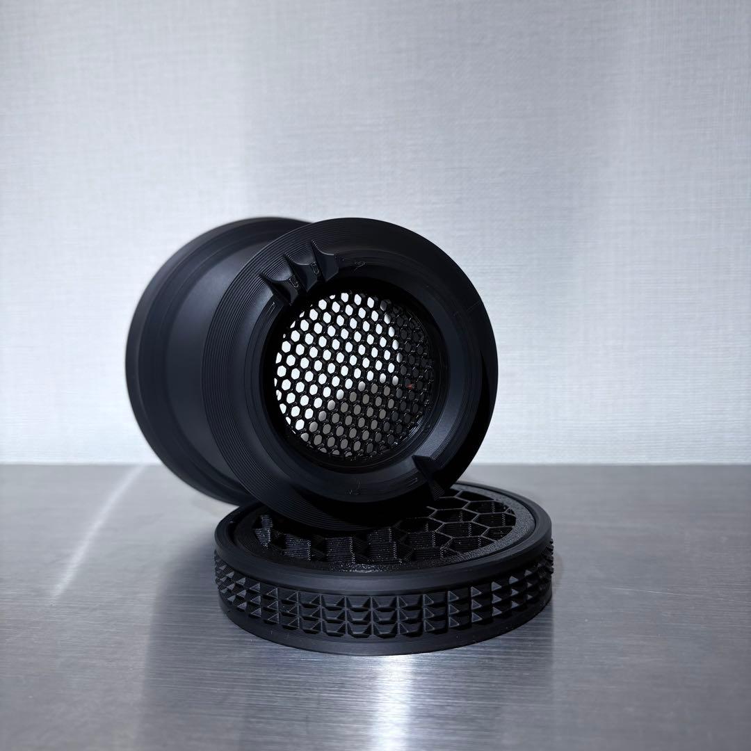 【お買い得セット】4号鉢 5点セット Matte Black 作家鉢 台座付き