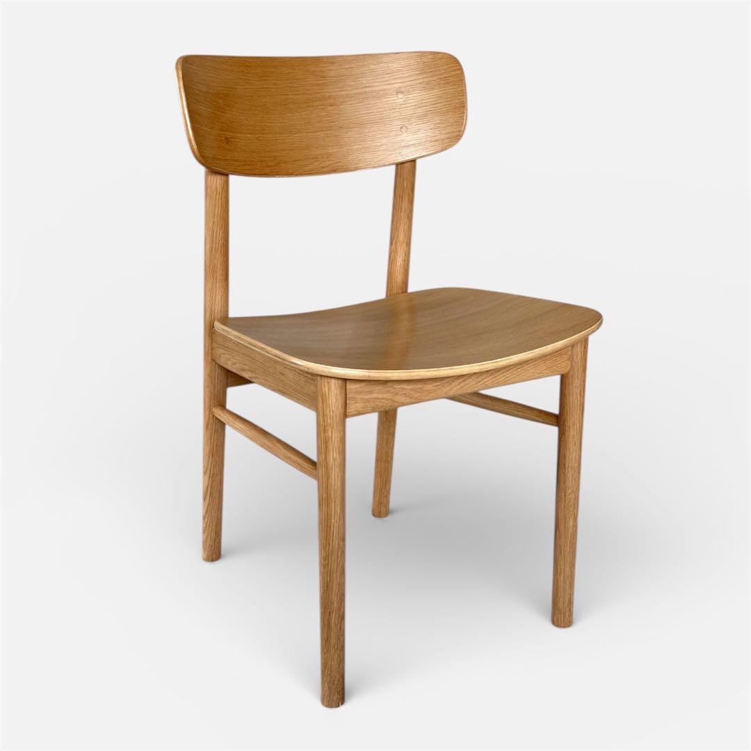 無印良品　MUJI　オーク材　ダイニングチェア　①