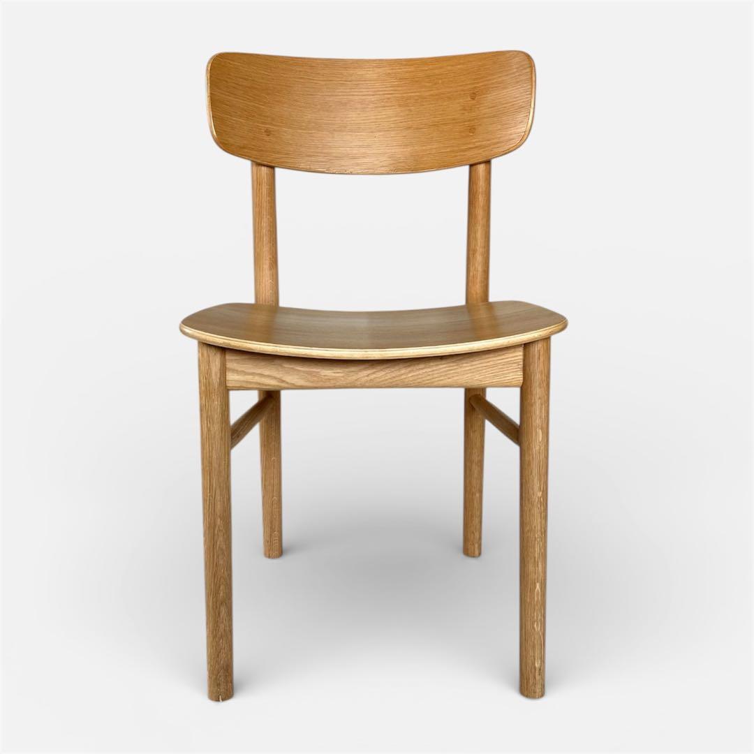 無印良品　MUJI　オーク材　ダイニングチェア　①