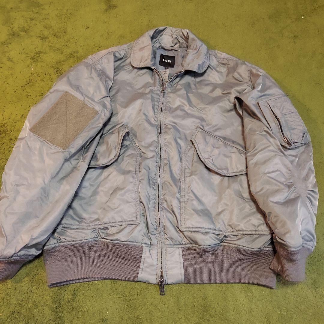 ★サイズL　美品 BEAMS フライトジャケット ビームス MA-1