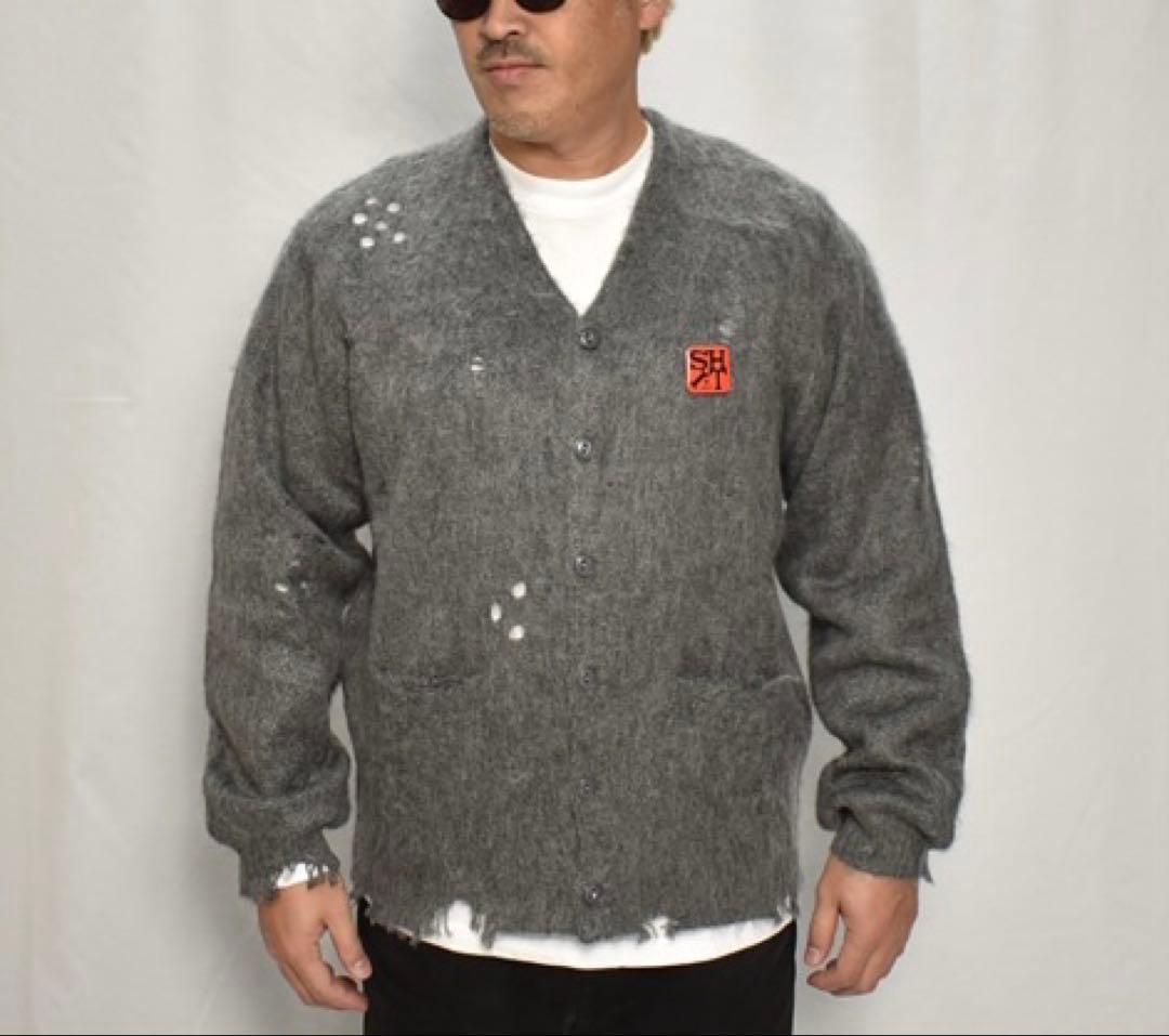 ホテルという名の美容室 HOTEL × 三軒茶屋USコラボ カーディガン　グレー