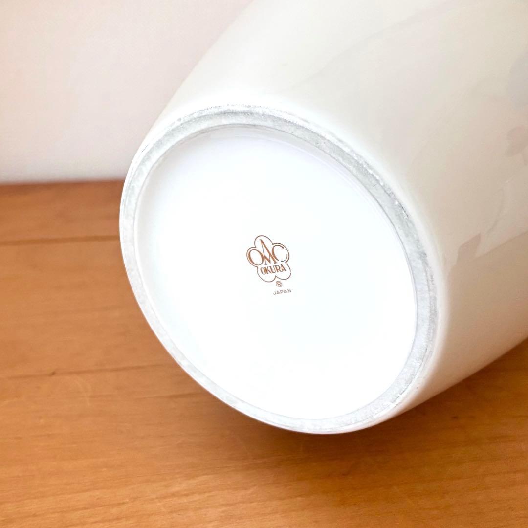 大蔵陶園 ブルーローズ 23cm／15.5cm花瓶 フラワーベース 2台セット