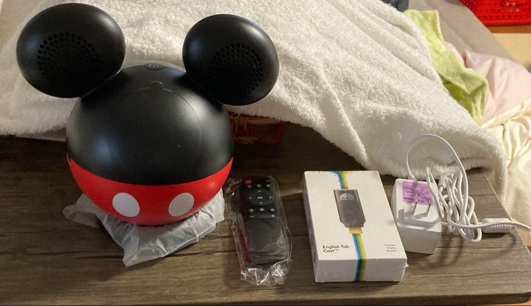 【新品】DWE ミッキープロジェクター（イングリッシュタブキャスト付き）