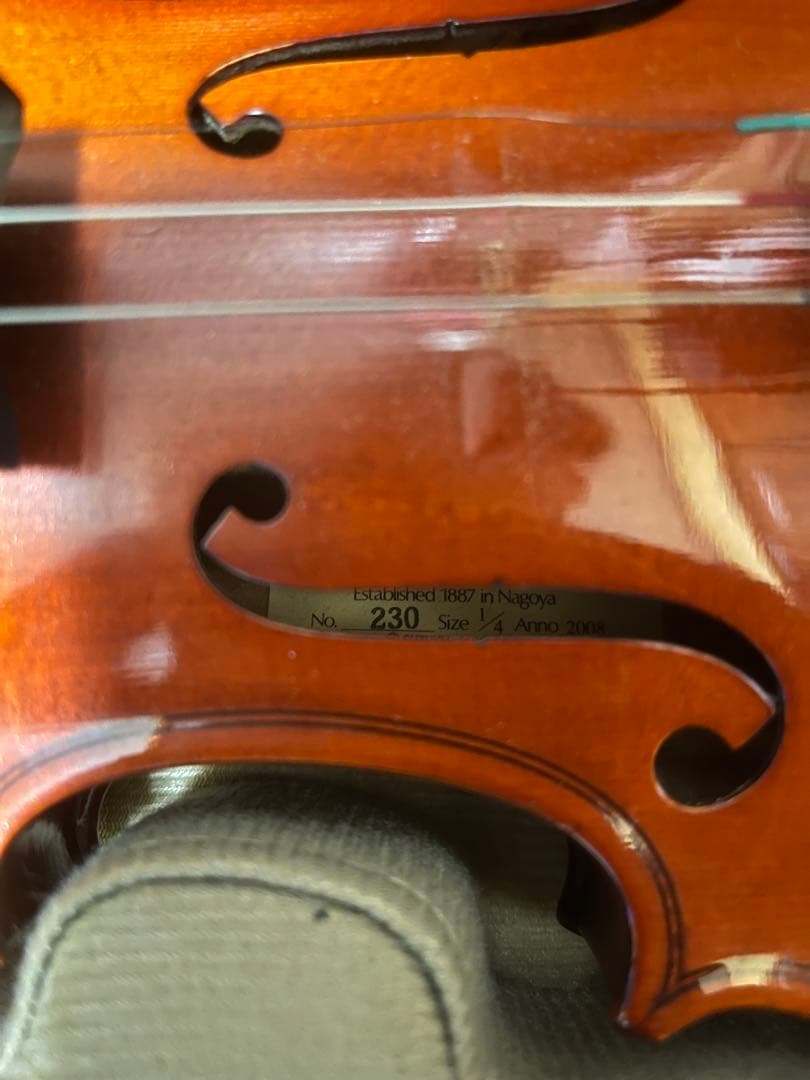 【値下げ可‼️】スズキ　バイオリン 1/4 ケース付き 子ども向け
