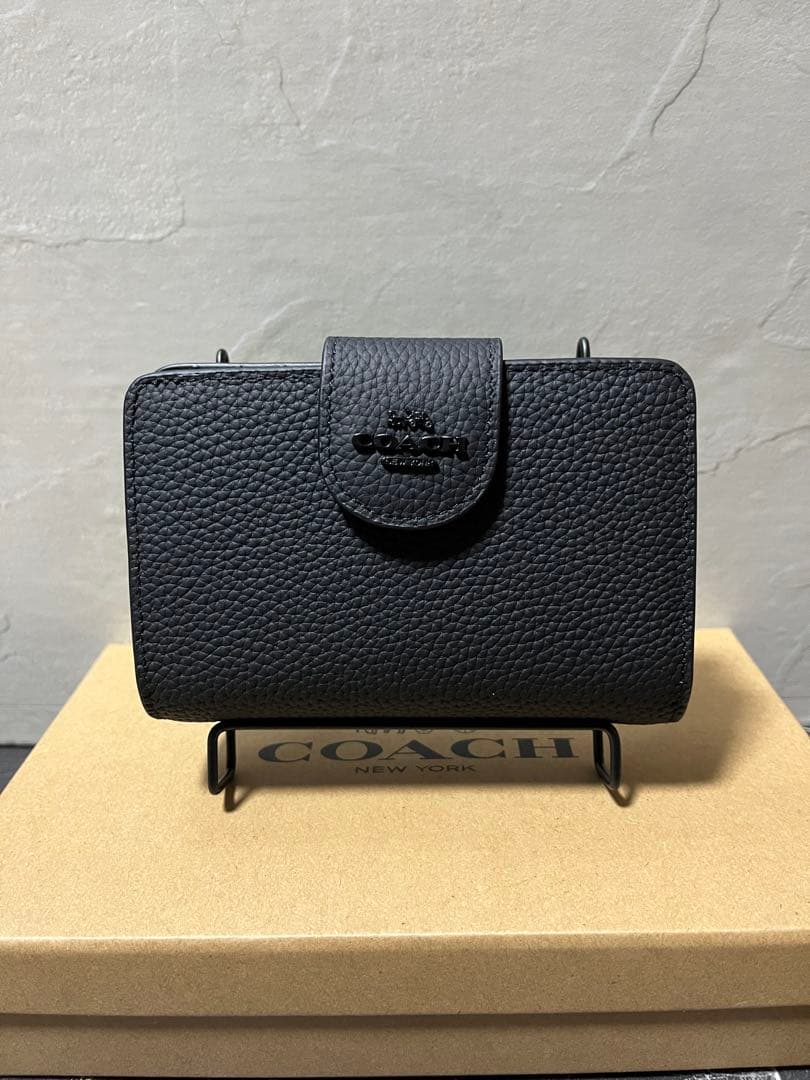 ✨️新品未使用✨️COACH 折り財布 レディース ブラック