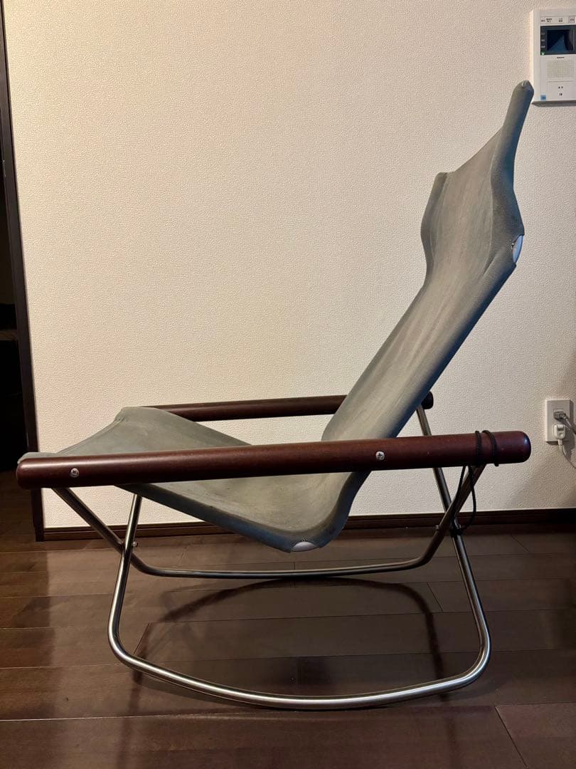 即*ん様 NychairX リクライニングチェア グレー キャンバス