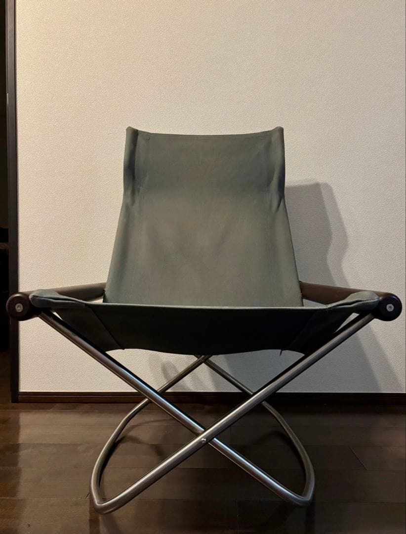 即*ん様 NychairX リクライニングチェア グレー キャンバス