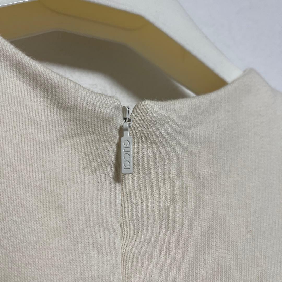 GUCCI グッチ　ノースリーブワンピース アイボリー　130cm