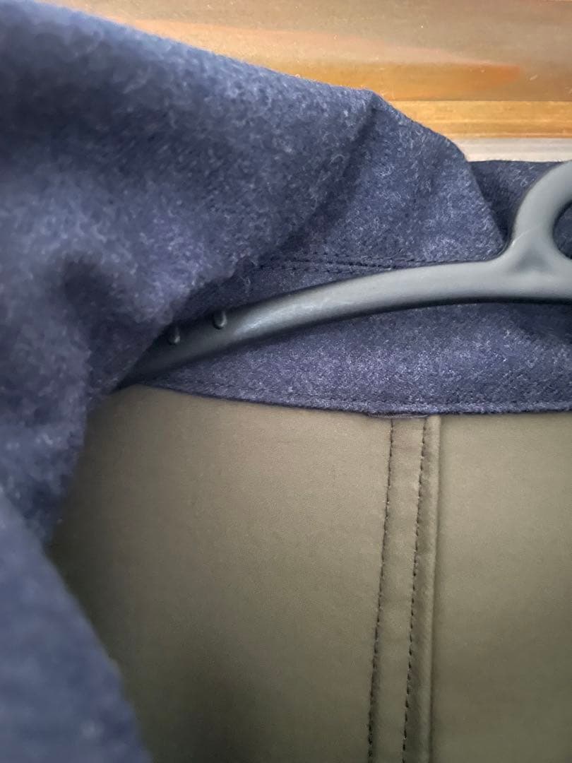 ゼ*ン様 M.I.D.A. ミダ コート ステンカラーコート 48 ネイビー タ