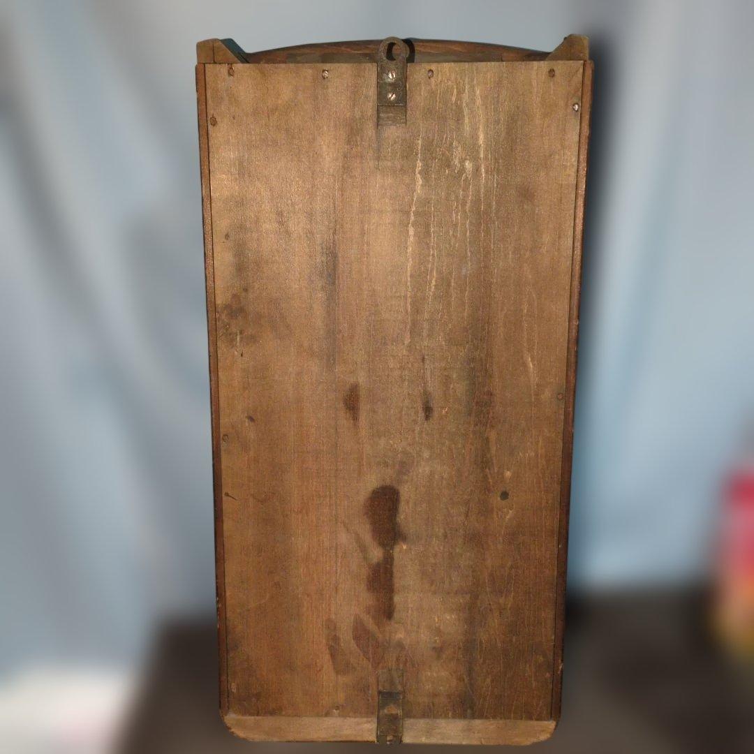 SEIKOSHA 柱時計　愛知時計セットレトロ　ボンボン時計　ゼンマイ式