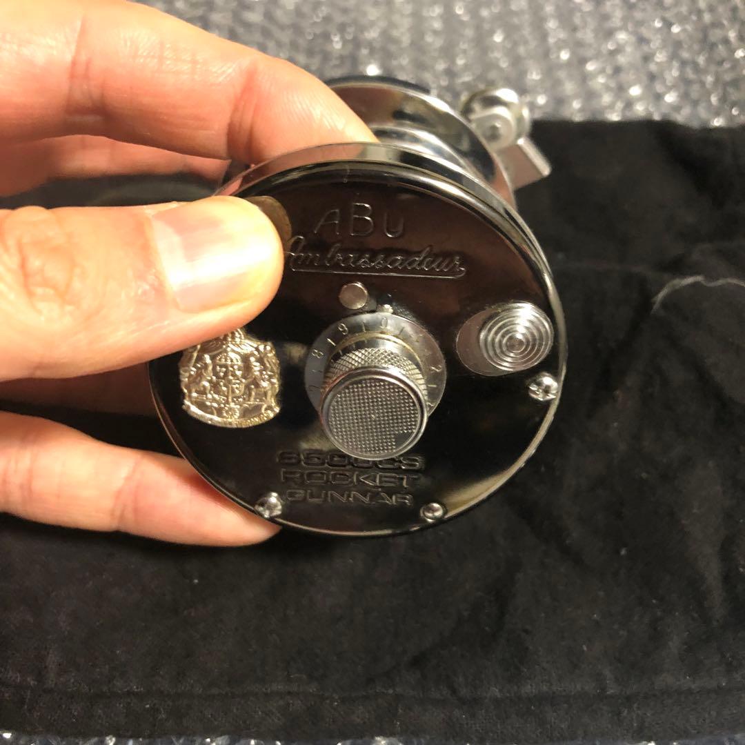 【美品】ABU アブ　アンバサダー 6500CS ロケット　ガンナー　クローム