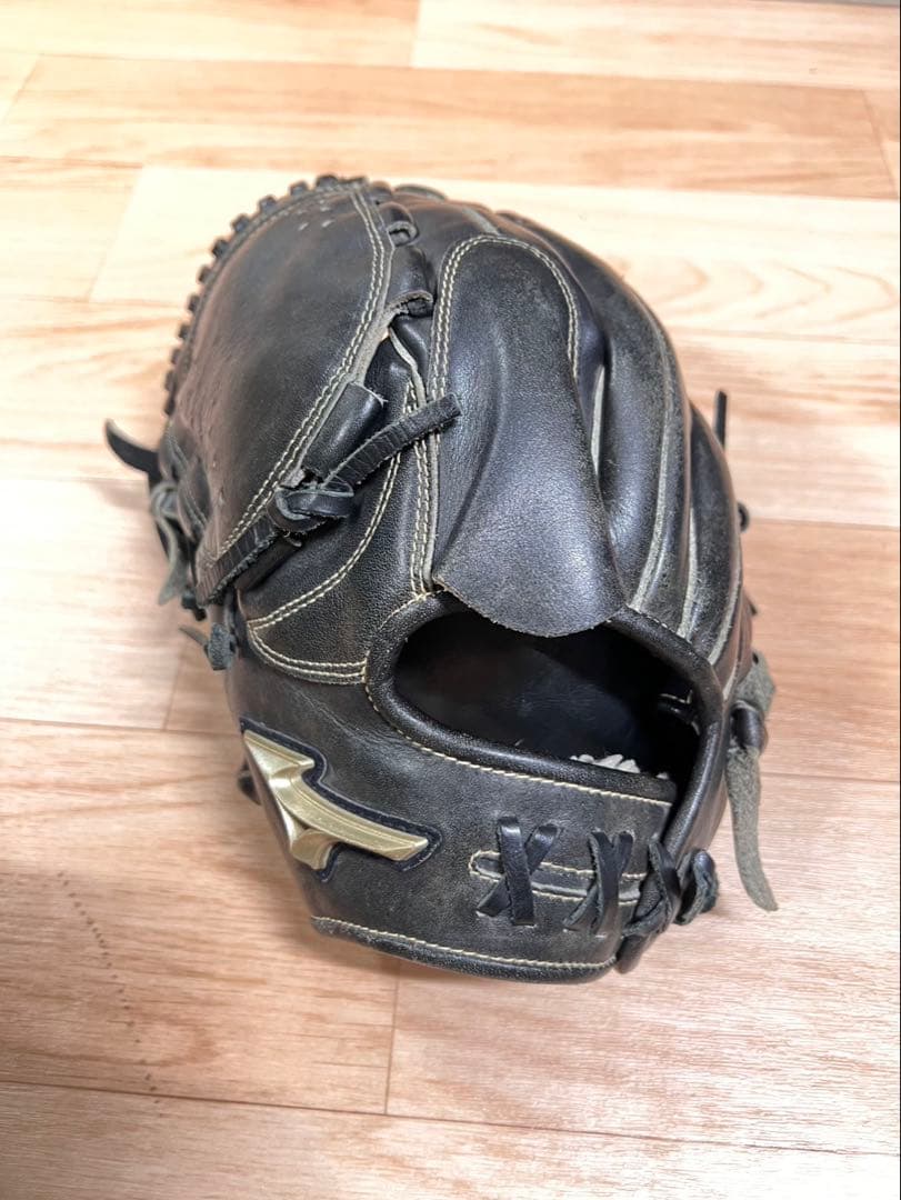 ミズノ　軟式グローブ グローバルエリート　左投げ　（サイズ写真追加）
