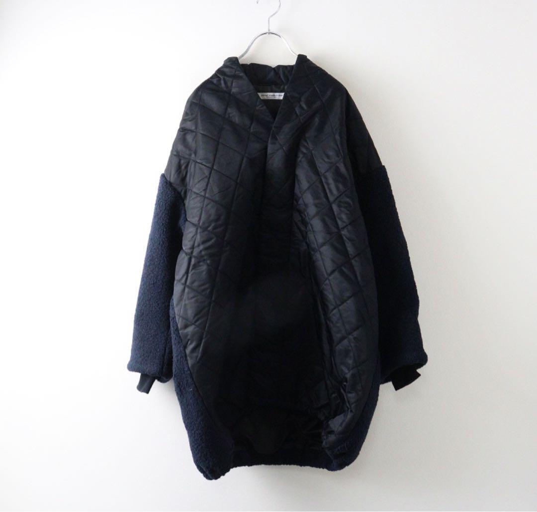 jornal standard luxe ボアキルトコート＊ネイビー