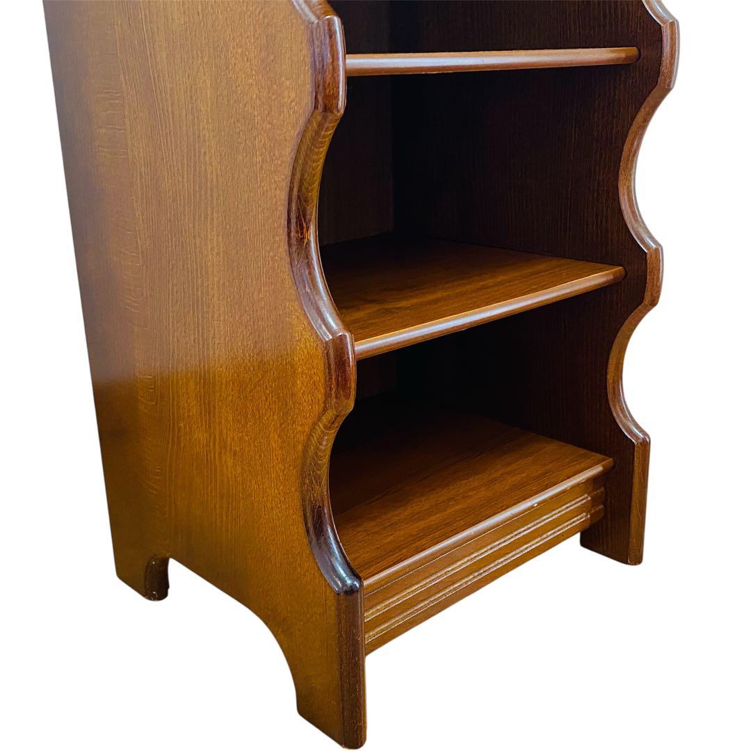 カリモク karimoku 木製 5段 スリッパラック 棚 インテリア レトロ