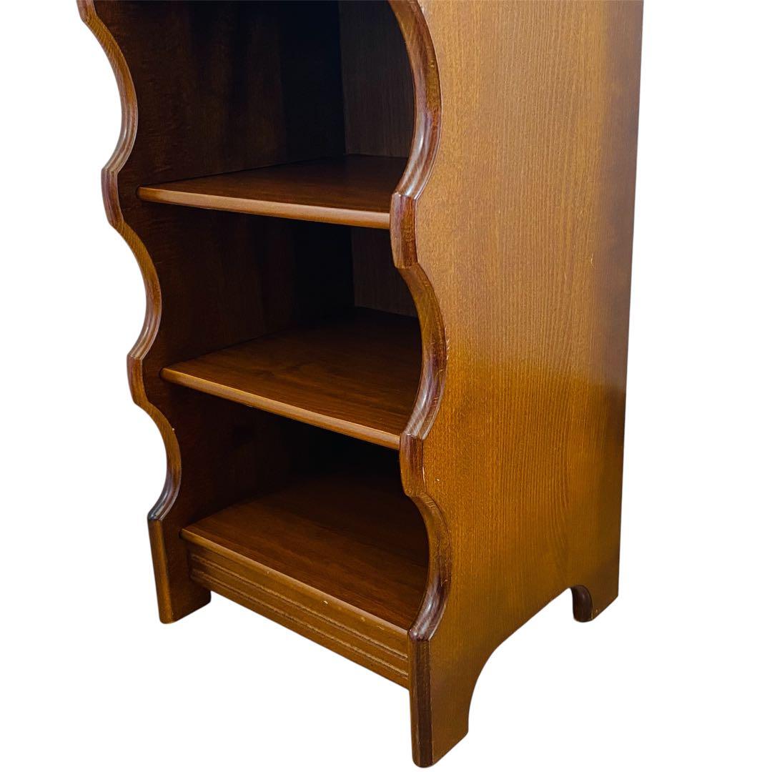 カリモク karimoku 木製 5段 スリッパラック 棚 インテリア レトロ