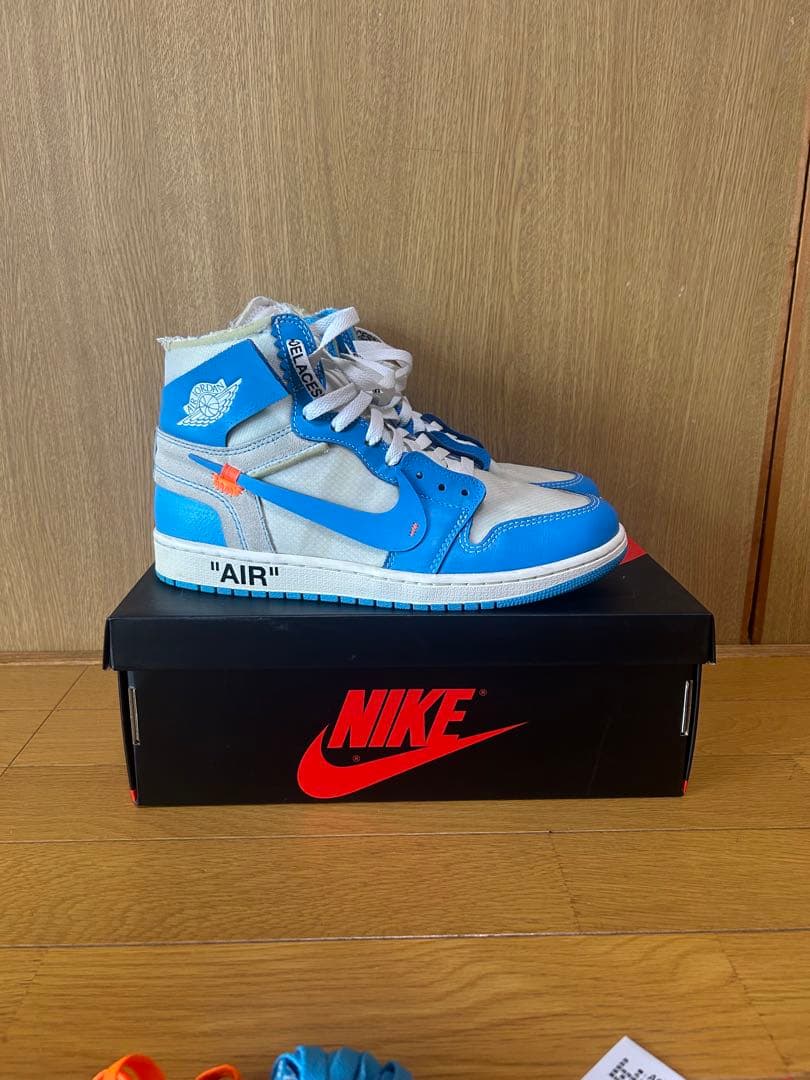 靴 Nike off-white air jordan1 unc