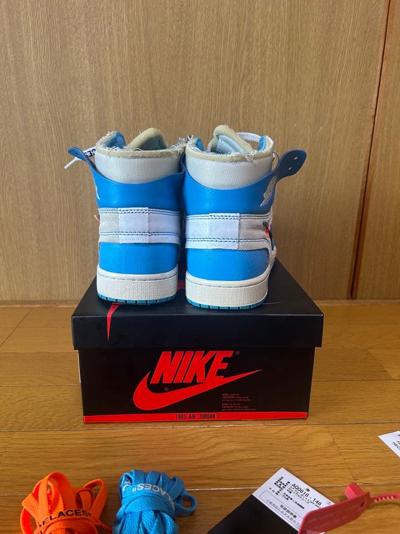 靴 Nike off-white air jordan1 unc