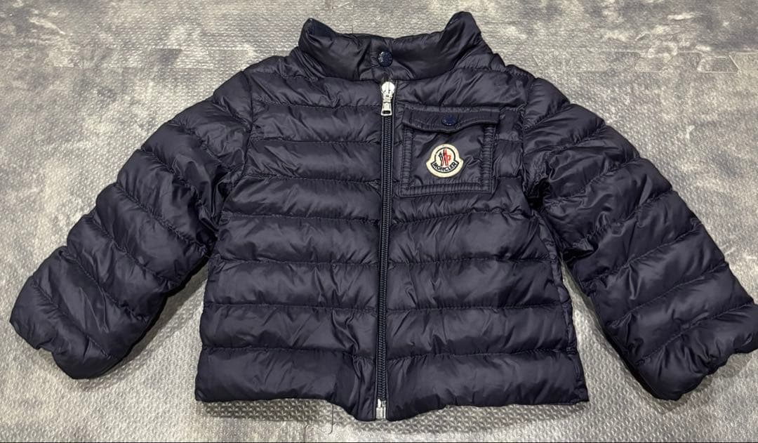 MONCLER ベビー ダウン ネイビー 80cm