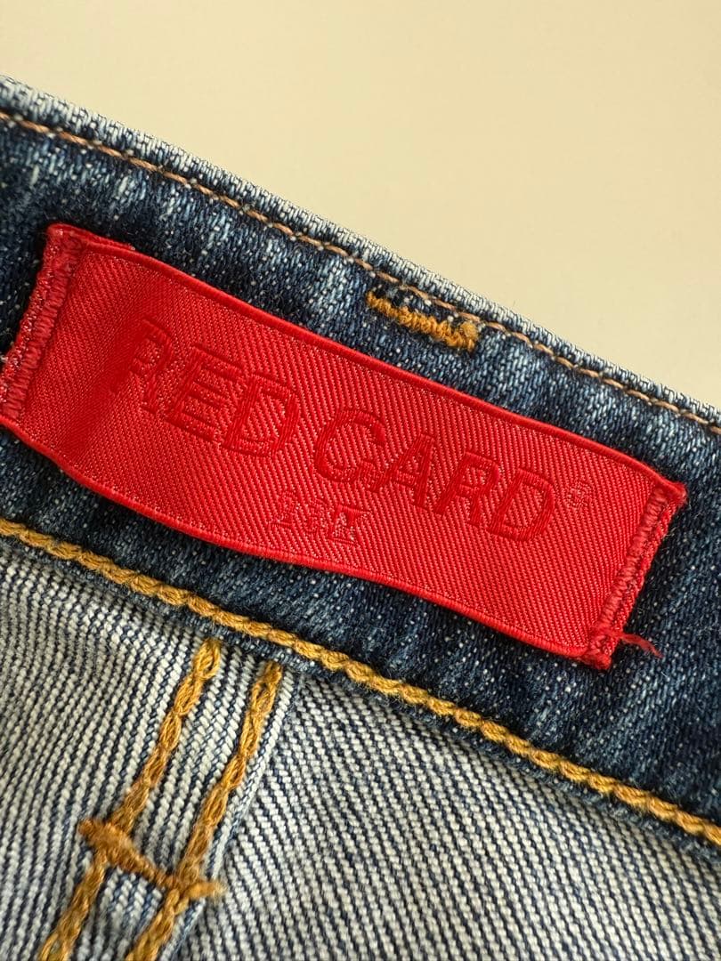 【RED CARD TOKYO×23区】デニム フレアパンツ　ミッドブルー　40