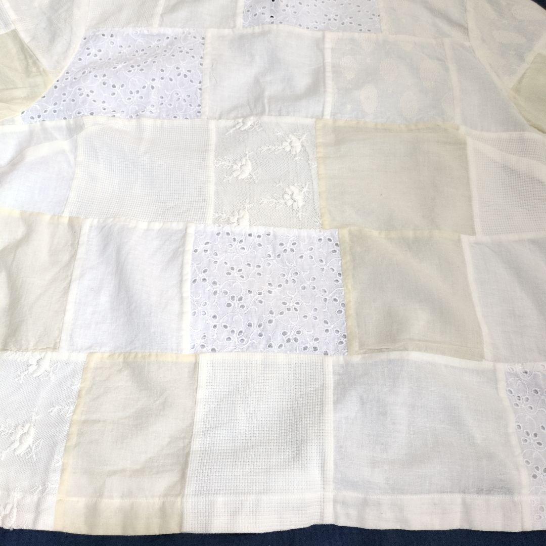 45rパッチワーク 半袖シャツ