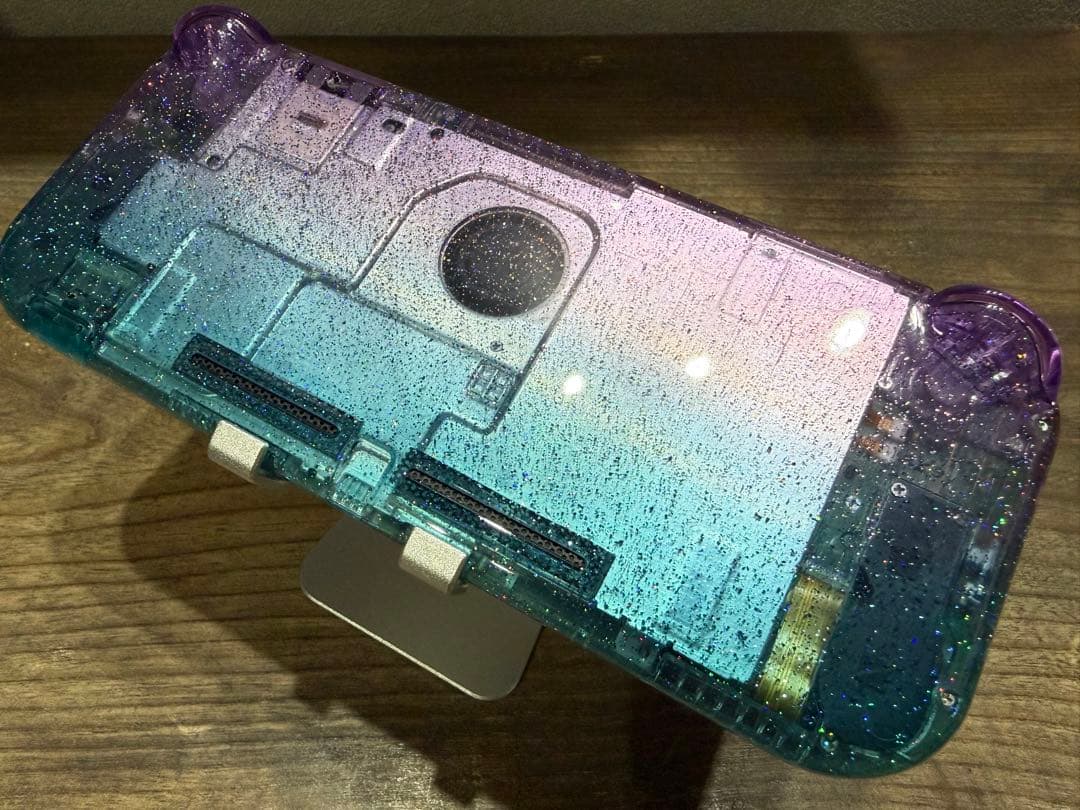 Nintendo Switch Lite 碧色とパープルのグラデーションカラー